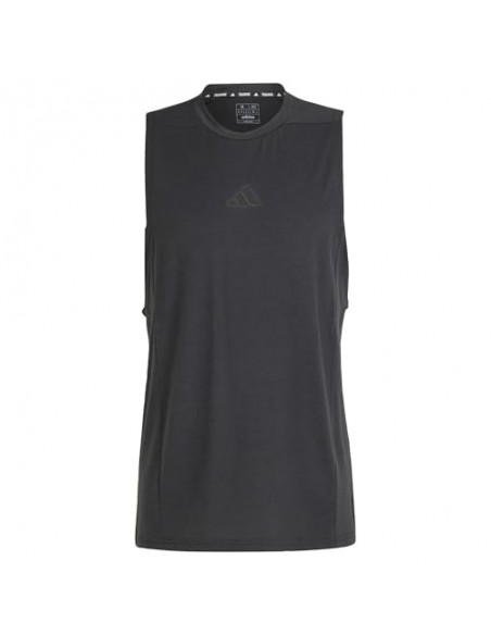 Camiseta de tiras Adidas-D4T TANK-IK9726 NEGRO-HOMBRE