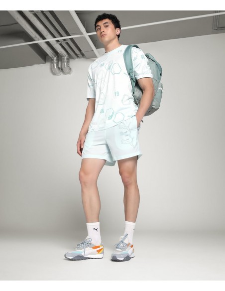 Shorts Puma-ESS LOGO LAB Puma Logo Woven Shorts  5 “-684673-50-AZUL UNISEX