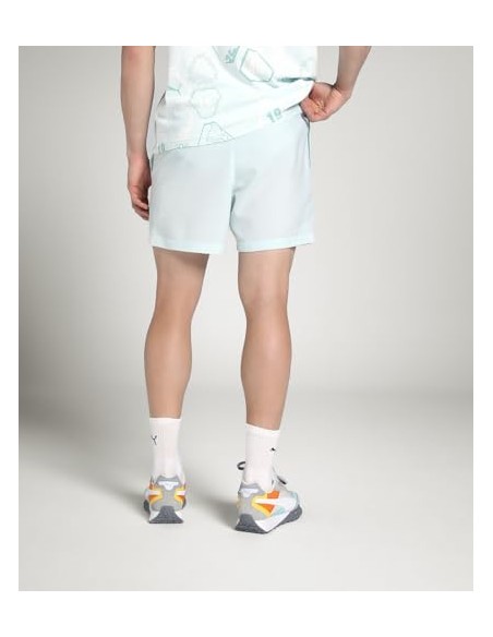 Shorts Puma-ESS LOGO LAB Puma Logo Woven Shorts  5 “-684673-50-AZUL UNISEX