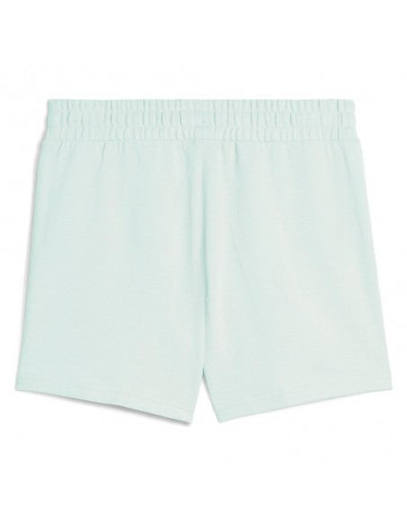 Pantalón corto Puma-ESS ELEVATED Mid-Rise Shorts 5-685020-50-AZUL MUJER