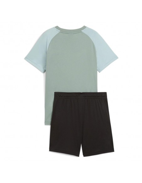 Chandal Puma-ESS No.1 Logo Poly Tee and Shorts Set B-686299-30-VERDE UNISEX JUNIOR