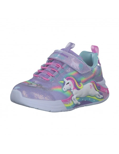 Calzado-SKECHERS UNICORN CHASER-302298L-LVMT-NIÑA-VIOLETA CLARO