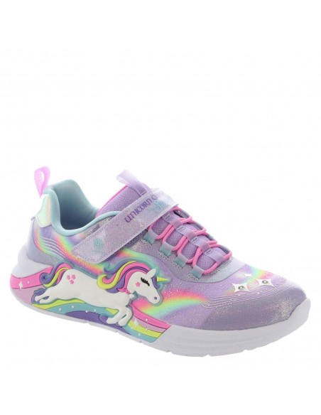 Calzado-SKECHERS UNICORN CHASER-302298L-LVMT-NIÑA-VIOLETA CLARO