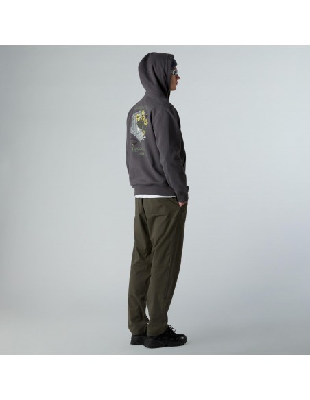 SUDADERA TNF M CONNECT RELAXED HOODE ANTHRACITE GREY