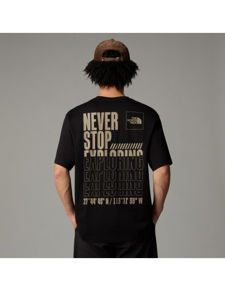 CAMISETA M COORDINATES RELAXED S TNF BLACK