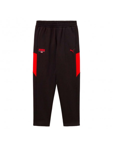 PANTALONES DE CHÁNDAL PUMA SPORT TAPERED SWEATPANTS? BLACK/RED