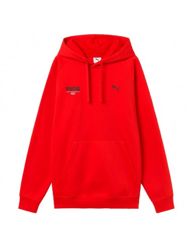 SUDADERA PUMA GRAPHIC HOODIE FL RED