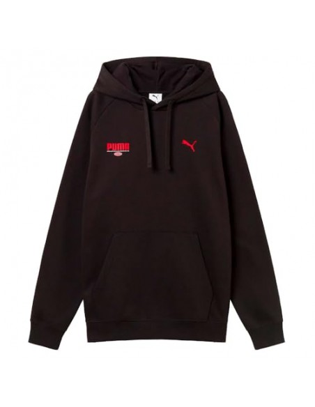 SUDADERA PUMA GRAPHIC HOODIE FL BLACK