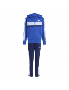 Chandal Adidas-J 3S TIB FL TS-JI6209 AZUL-UNISEX JUNIOR