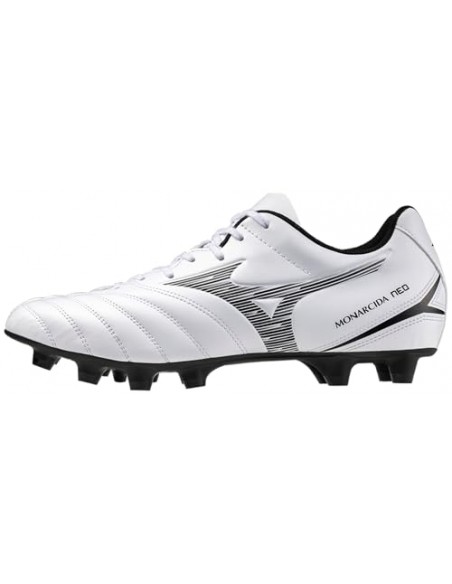 BOTA FUTBOL MIZUNO MONARCIDA NEO III SELECT-P1GA2425-09-BLANCO-NEGRO-UNISEX