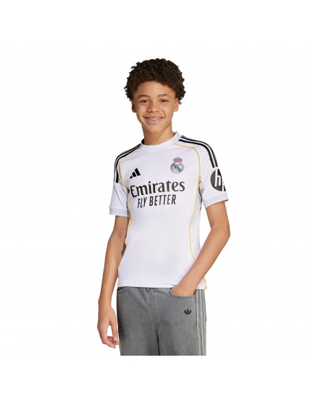 Camiseta de equipos ADIDAS REAL H JSY Y-JN8887-BLANCO-UNISEX JUNIOR