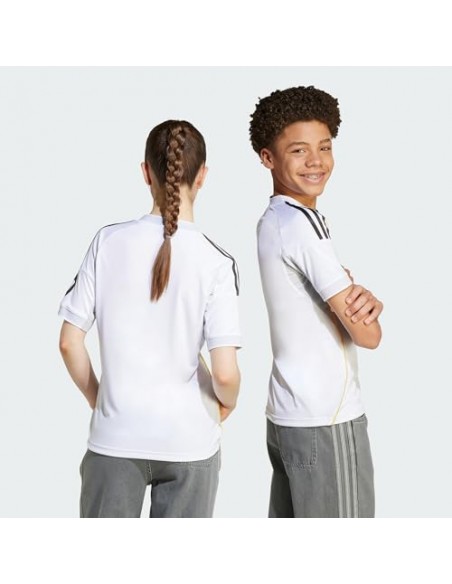 Camiseta de equipos ADIDAS REAL H JSY Y-JN8887-BLANCO-UNISEX JUNIOR