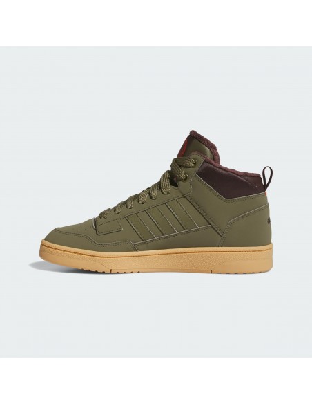 Calzado Basket UNISEX ADIDAS RAPID COURT MID WINTERIZED JR0184 VERDE OSCURO
