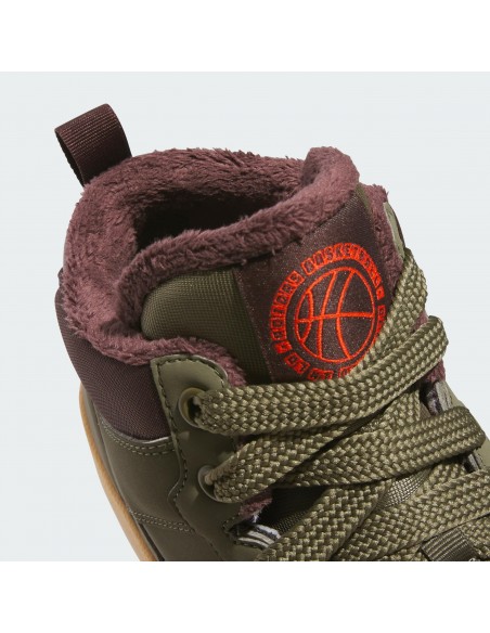 Calzado Basket UNISEX ADIDAS RAPID COURT MID WINTERIZED JR0184 VERDE OSCURO