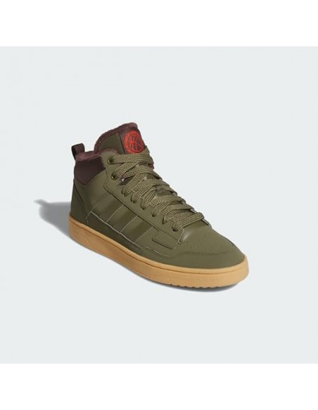 Calzado Basket UNISEX ADIDAS RAPID COURT MID WINTERIZED JR0184 VERDE OSCURO