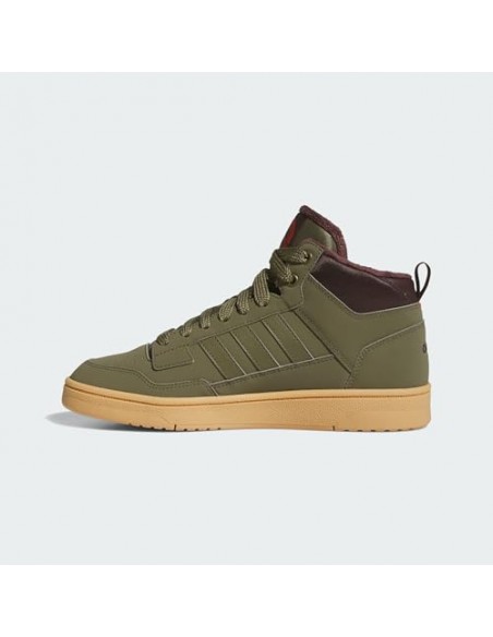 Calzado Basket UNISEX ADIDAS RAPID COURT MID WINTERIZED JR0184 VERDE OSCURO