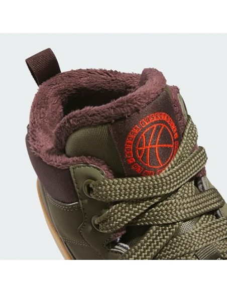 Calzado Basket UNISEX ADIDAS RAPID COURT MID WINTERIZED JR0184 VERDE OSCURO