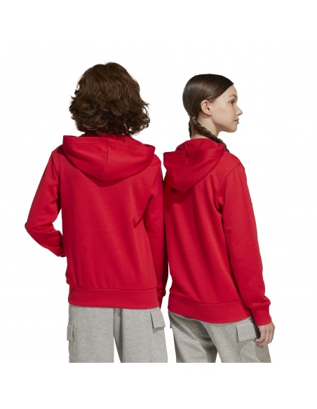 Sudadera Adidas-J BL FT HD 280-JE1389  ROJO -UNISEX JUNIOR