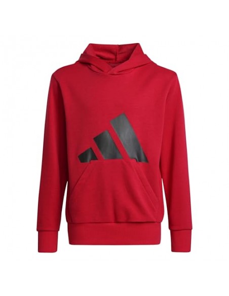 Sudadera Adidas-J BL FT HD 280-JE1389  ROJO -UNISEX JUNIOR