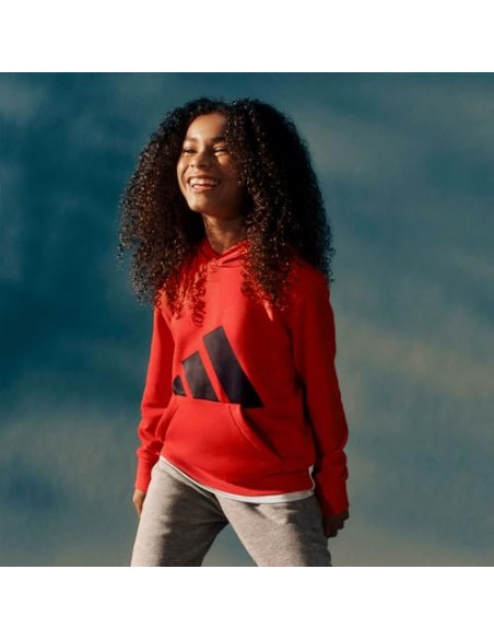 Sudadera Adidas-J BL FT HD 280-JE1389  ROJO -UNISEX JUNIOR