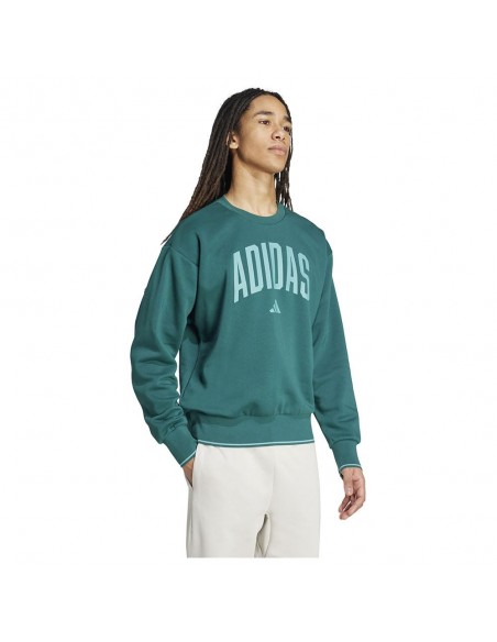 Sudadera ADIDAS M COLLEGIATE SW-JM1733-VERDE-HOMBRE