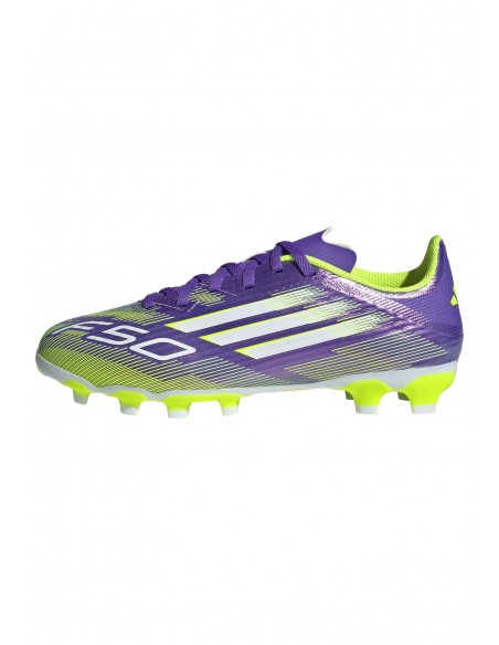 Bota de Futbol ADIDAS F50 LEAGUE MG J-JH7752-GRIS CLARO de UNISEX JUNIOR