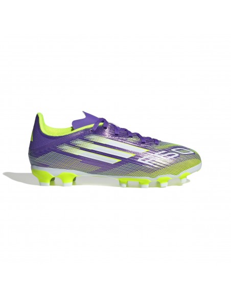 Bota de Futbol ADIDAS F50 LEAGUE MG J-JH7752-GRIS CLARO de UNISEX JUNIOR