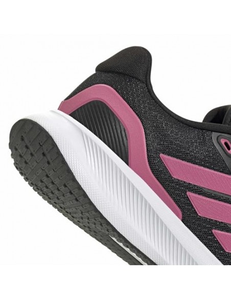 Zapatilla de Running ADIDAS RUNFALCON 5 W-JR3093-NEGRO de MUJER