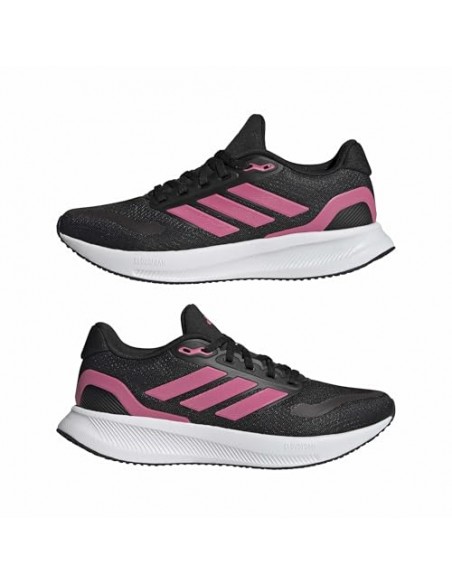 Zapatilla de Running ADIDAS RUNFALCON 5 W-JR3093-NEGRO de MUJER