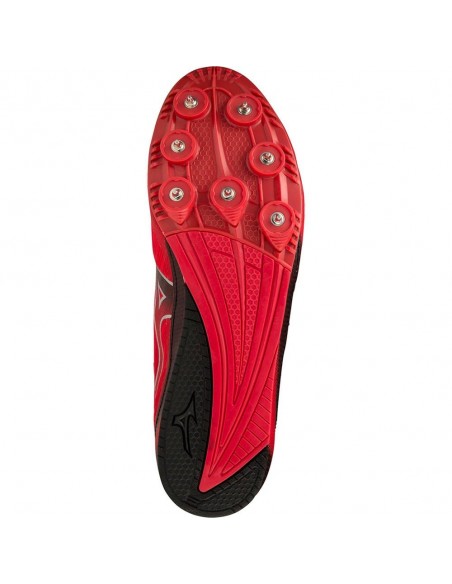 ZAPATILLA DE CLAVOS MIZUNO X FIRST 2-U1GA2332-03-ROJO-NEGRO-UNISEX