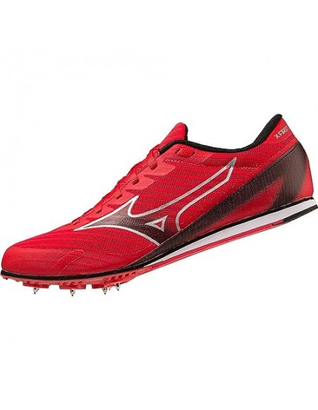 ZAPATILLA DE CLAVOS MIZUNO X FIRST 2-U1GA2332-03-ROJO-NEGRO-UNISEX