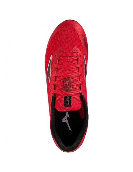 ZAPATILLA DE CLAVOS MIZUNO X FIRST 2-U1GA2332-03-ROJO-NEGRO-UNISEX