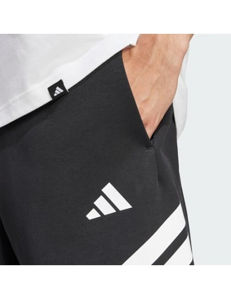Pantalón corto Adidas-M FI 3S SHO-JD4884 NEGRO-HOMBRE