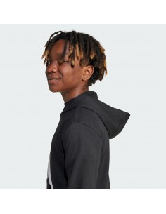 Sudadera Adidas-J BL FT HD 280-JC9667 NEGRO-UNISEX JUNIOR 2