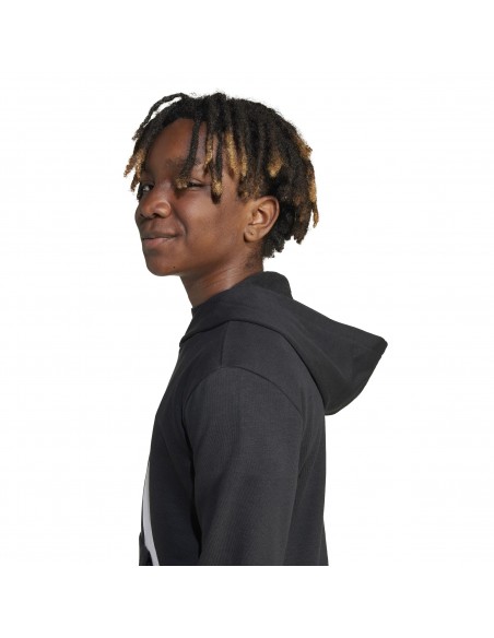 Sudadera Adidas-J BL FT HD 280-JC9667 NEGRO-UNISEX JUNIOR