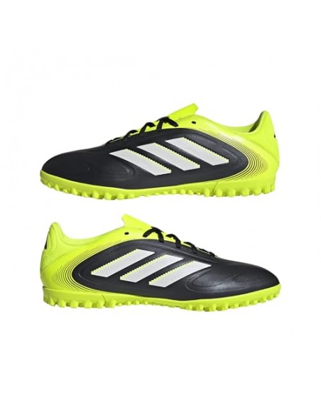 ADIDAS  BOTA FUTBOL COPA PURE III CLUB TF NEGRO/VERDE FLUOR