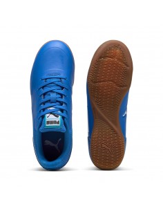 ZAPATILLAS DE FÚTBOL SALA PUMA TRUCO III JR AZUL-BLANCO 2