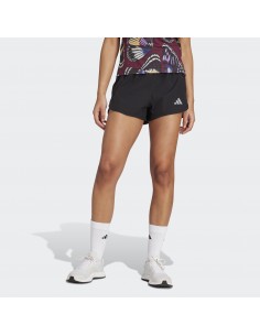 Pantalón corto ADIDAS TECH PACER-KA6364-NEGRO-MUJER 2