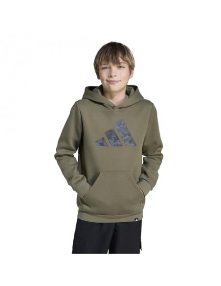 Sudadera ADIDAS J CAMO HD-JV5127-VERDE-UNISEX JUNIOR