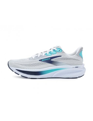 BROOKS GHOST 17 HOMBRE WHITE BLUE