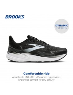 BROOKS REVEL 8 WOMAN BLACK/WHITE 2