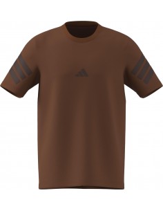 CAMISETA MANGA CORTA MARRÓN ADIDAS HOMBRE