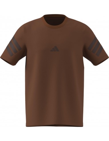CAMISETA MANGA CORTA MARRÓN ADIDAS HOMBRE