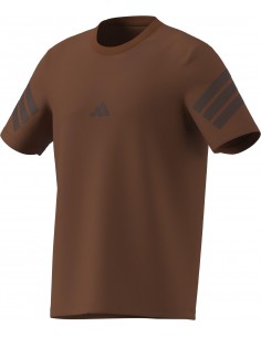 CAMISETA MANGA CORTA MARRÓN ADIDAS HOMBRE 2