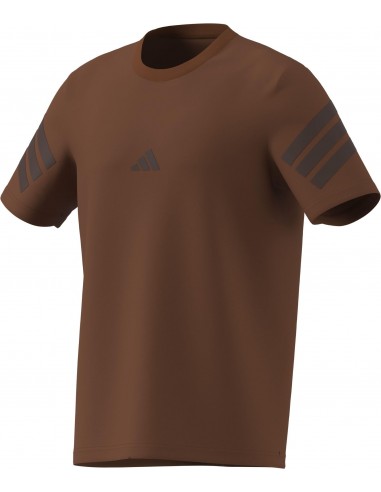 CAMISETA MANGA CORTA MARRÓN ADIDAS HOMBRE