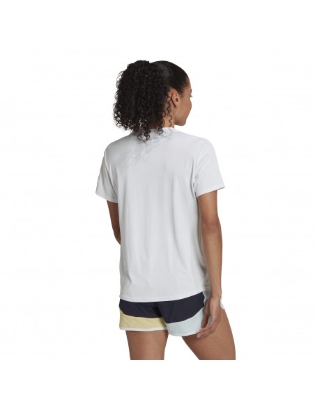ADIDAS RUN IT TEE W WHITE