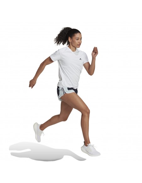 ADIDAS RUN IT TEE W WHITE