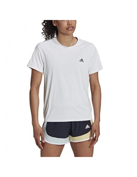 ADIDAS RUN IT TEE W WHITE