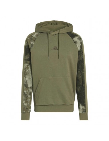 SUDADERA VERDE ESTAMPADO MILITAR ADIDAS HOMBRE