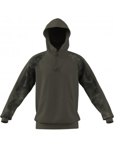 SUDADERA VERDE ESTAMPADO MILITAR ADIDAS HOMBRE